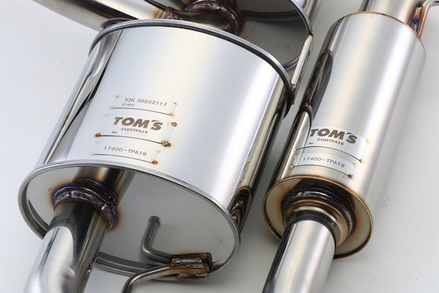 TOMS BARREL EXHAUST SYSTEM FOR TOYOTA GR YARIS GXPA16 KOUKI 6MT GR-DAT 17400-TPA19