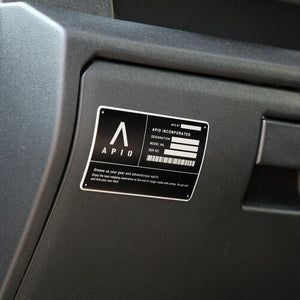 APIO ID PLATE FOR ID PLATE 4107-08