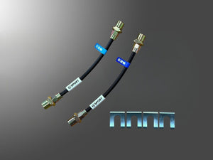 D-SPORT STAINLESS MESH BRAKE HOSE REAR BLACK SMOKE FOR DAIHATSU COPEN LA400K LA400A 47031-A080-BKR