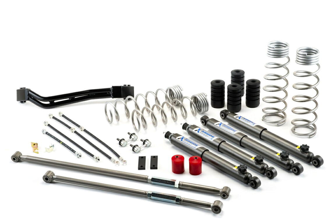 SHOWA GARAGE SILVER COIL SG ADJUSTABLE COIL 50 X-SHOCK B SET RED FOR SUZUKI JIMNY JB64 S00361-RED
