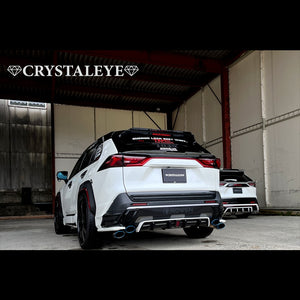 CRYSTAL EYE FIBER LED TAIL DARK RED PREMIUM VERSION FOR TOYOTA RAV4 50  J322DR