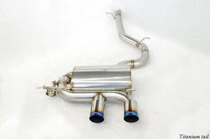 KREISSIEG CAT-BACK F1 SOUND VALVETRONIC EXHAUST SYSTEM STAINLESS STEEL FLOATING CURL TAIL SANDBLASTED KSG LOGO FOR VOLKS WAGEN GOLF R32 VWGR32-03-STAINLESS