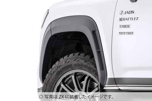 JAOS OVERFENDERS TYPE-S PAINTED MATTE BLACK FOR LAND CRUISER 300 SERIES GR SPORT B133052MB