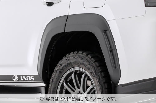 JAOS OVERFENDERS TYPE-S PAINTED MATTE BLACK FOR LAND CRUISER 300 SERIES GR SPORT B133052MB