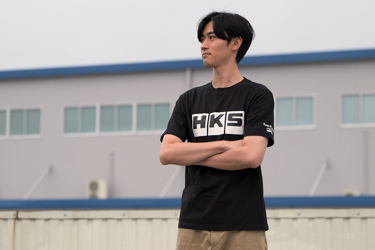 HKS T-SHIRT BLACK M 51007-AK623