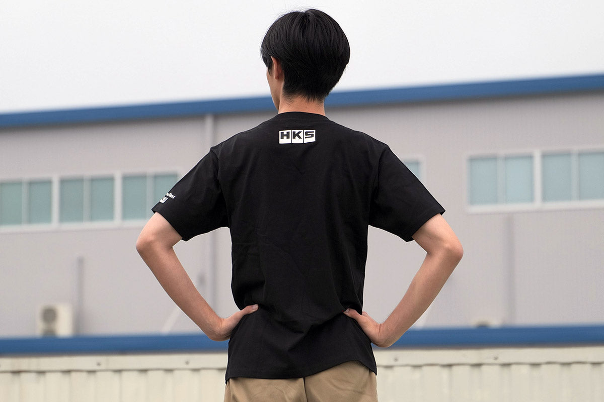 HKS T-SHIRT BLACK 3L 51007-AK626