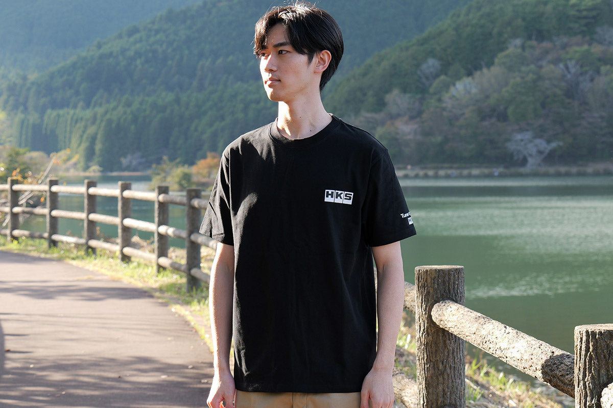HKS T-SHIRT POWER SPORTS BLACK 3L 51007-AK636