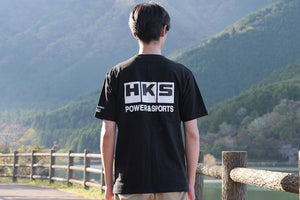 HKS T-SHIRT POWER SPORTS BLACK 4L 51007-AK637