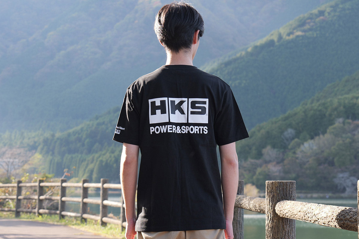 HKS T-SHIRT POWER SPORTS BLACK 2L 51007-AK635