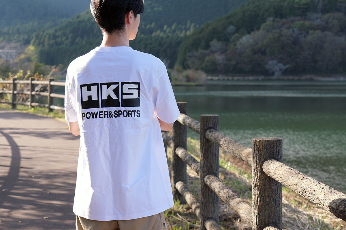 HKS T-SHIRT POWER SPORTS WHITE 3L 51007-AK641