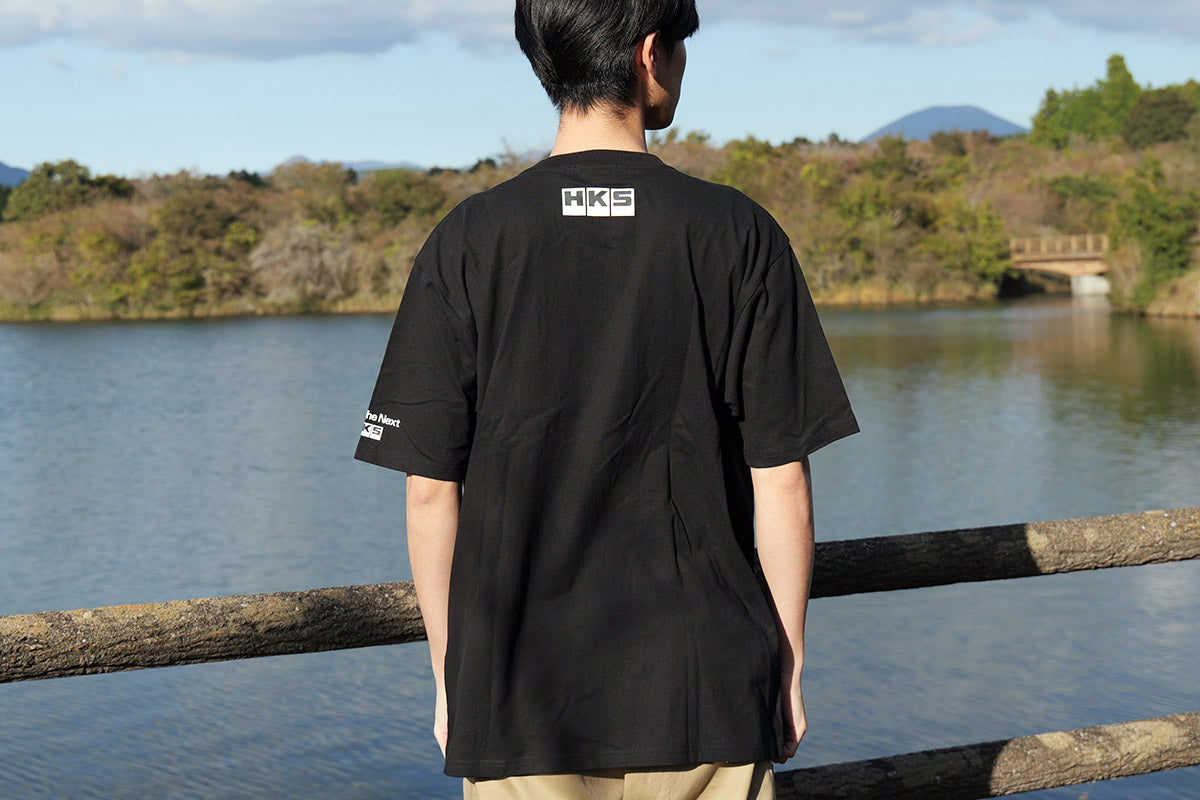HKS T-SHIRT SUPER RACING BLACK 3L 51007-AK646
