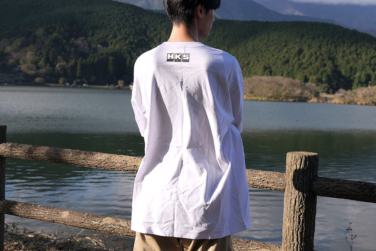 HKS T-SHIRT SUPER RACING WHITE 2L 51007-AK650
