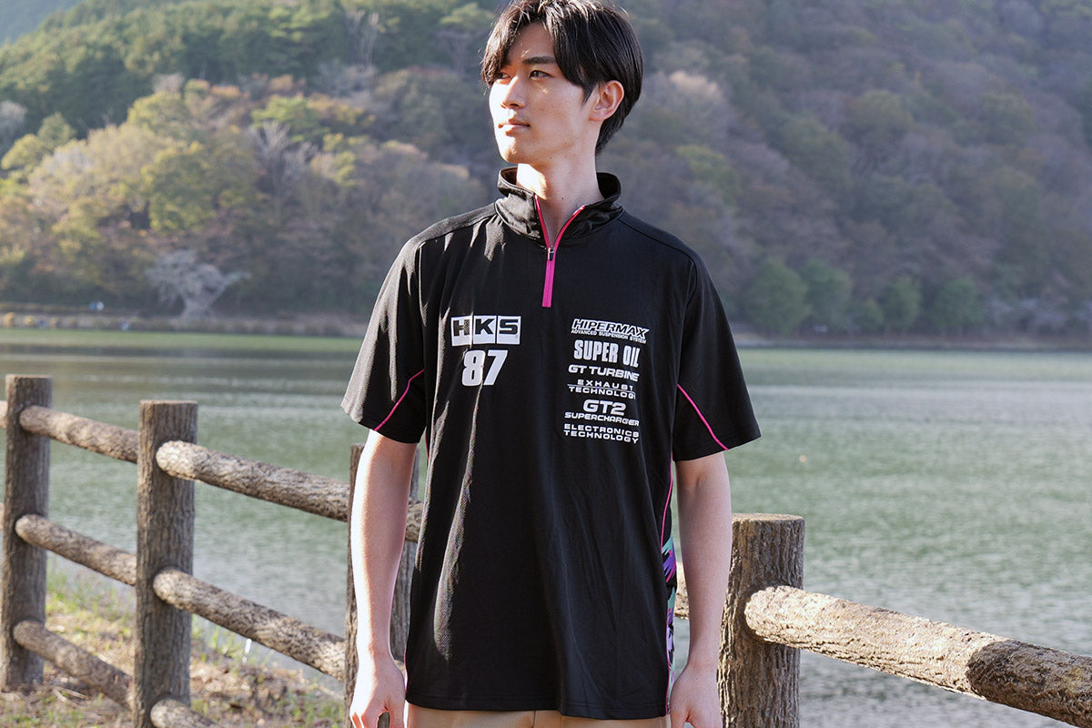 HKS TEAM HALF ZIP POLO SHIRT 2025 51007-AK698