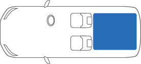 KARO GRAN SISAL WHITE BLACK LUGGAGE MATS FOR MCC smart Fortwo Coupe 451331 GRAN-SISAL-2341-WHITE-BLACK