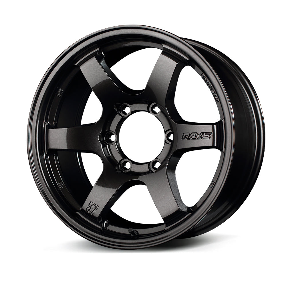 RAYS GRAM LIGHTS 57DR-X 17X8J +0 6X139.7 SUPER DARK GUNMETAL (AXZ) 58147800016AXZ
