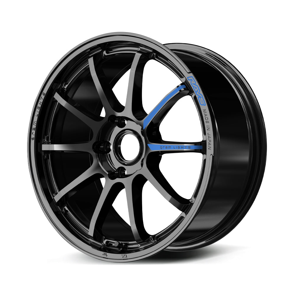 RAYS VOLK RACING 57NR SPEC-M 17X7J +46 5X114.3 GLOSSY BLACK (GX) FOR  58497704695GX