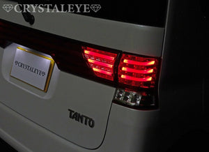 CRYSTAL EYE FIBER LED CENTER GARNISH, RED TYPE FOR DAIHATSU TANTO CUSTOM L375S L385S J124RR