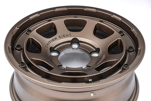 SHOWA GARAGE IGNITION EIGHT 16X6 0J ±0 1 PIECE MATTE BRONZE WHEEL FOR JIMNY SIERRA JB74 JB43 ETC  W00236