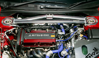 OKUYAMA FRONT ALUMINUM STRUT TOWER BAR TYPE RSP FOR MITSUBISHI LANCER EVO 7 8 9 CT9A LHD 646-312-0L