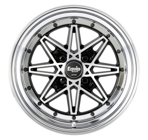 WORK EQUIP 03 STANDARD 15X8 4X100 35 BLACK CUT CLEAR BP WORK-00001