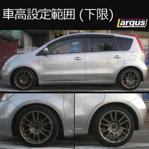 LARGUS SPEC S COILOVER KIT FOR NISSAN NOTE ZE11 2WD 01011207010-QQ-751