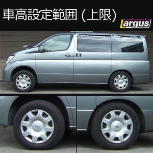 LARGUS SPEC S COILOVER KIT FOR NISSAN ELGRAND ME51 RIDER 2WD 01011207025-QQ-617