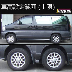 LARGUS SPEC S COILOVER KIT FOR NISSAN ELGRAND APE50 2WD 01011207049-QQ-608