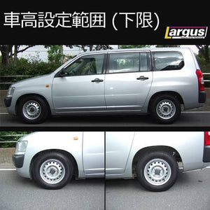 LARGUS SPEC S COILOVER KIT FOR TOYOTA SUCCEED VAN NCP5#V 2WD 01011209016-QQ-419
