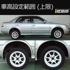 LARGUS SPEC S COILOVER KIT FOR TOYOTA SPRINTER TRUENO AE111 2WD 01011209020-QQ-561