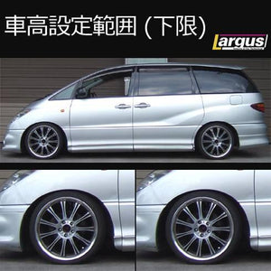 LARGUS SPEC S COILOVER KIT FOR TOYOTA ESTIMA ACR40W 4WD 01011209015-QQ-156