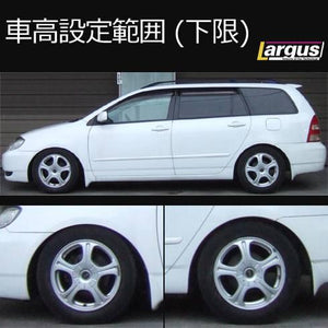 LARGUS SPEC S COILOVER KIT FOR TOYOTA COROLLA FIELDER ZZE122G 2WD 01011209042-QQ-220