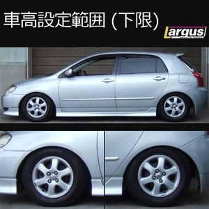 LARGUS SPEC S COILOVER KIT FOR TOYOTA ALLEX ZZE122 2WD 01011209046-QQ-104