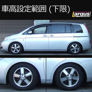 LARGUS SPEC S COILOVER KIT FOR TOYOTA ISIS ANM15G 4WD 01011209048-QQ-46