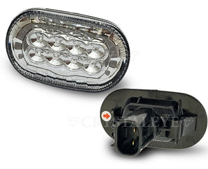 CRYSTAL EYE SEQUENTIAL TURN SIGNALS LED SIDE MARKERS BLACK FOR SUZUKI ALTO LAPIN CBA-HE21S X043-BK