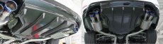 LEMS DRY CARBON REAR UNDER DIFFUSER CLEAR PAINT FOR LEXUS GSF L632-2