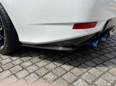 LEMS DRY CARBON REAR UNDER SPLITTER LEFT AND RIGHT SET UNPAINTED FOR LEXUS GSF L639-1