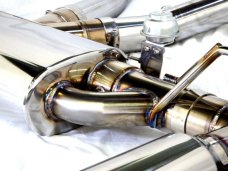 KREISSIEG CAT-BACK F1 SOUND VALVETRONIC EXHAUST SYSTEM STAINLESS STEEL FLOATING CURL TAIL SANDBLASTED KSG LOGO MARK GTS MODEL FOR PORSCHE 958 CAYENNE GTS  958-01-STAINLESS-GTS
