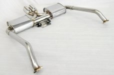 KREISSIEG FIRST CAT-BACK F1 SOUND EXHAUST SYSTEM WONDERWOLF VER. TITANIUM FLOATING CURL TAIL SANDBLASTED KSG LOGO MARK 6SP LATE MODEL FOR PORSCHE 987 BOXSTER KOUKI  P987BL-06-TITANIUM-6SP
