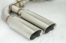 KREISSIEG CAT-BACK F1 SOUND VALVETRONIC EXHAUST SYSTEM TITANIUM FLOATING CURL TAIL SANDBLASTED KSG LOGO MARK S MODEL FOR PORSCHE 955 CAYENNE S  PCAYS-01-TITANIUM-S