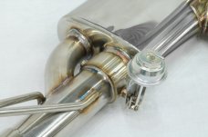 KREISSIEG CAT-BACK F1 SOUND VALVETRONIC EXHAUST SYSTEM STAINLESS STEEL BILLET FLOATING CURL TAIL SANDBLASTED KSG LOGO MARK S MODEL FOR PORSCHE 955 CAYENNE S  PCAYS-01-STAINLESSBILLET-S