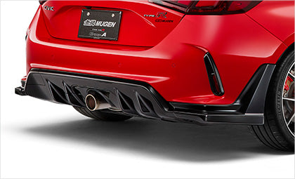 MUGEN REAR UNDER SPOILER BERLINA BLACK FOR HONDA CIVIC TYPE R FL5 84111-XNRC-K0S0-BG