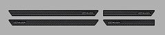 MUGEN SCUFF PLATE FOR HONDA CIVIC TYPE R FL5 84200-XNR-K0S0 - Black Hawk Japan