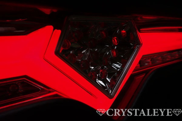 CRYSTAL EYE FIBER LED REAR FOG LAMP BLACK TYPE FOR TOYOTA 86 SUBARU BRZ J001BK