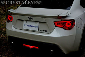 CRYSTAL EYE FIBER LED REAR FOG LAMP RED TYPE FOR TOYOTA 86 SUBARU BRZ J001IR