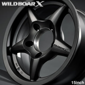 APIO WILDBOAR X 15X6J -5 5X139.7 GUN BLACK MATTE BLACK FOR SUZUKI JIMNY JB74 JB43 JB33 JB32 JB31 7200-15G