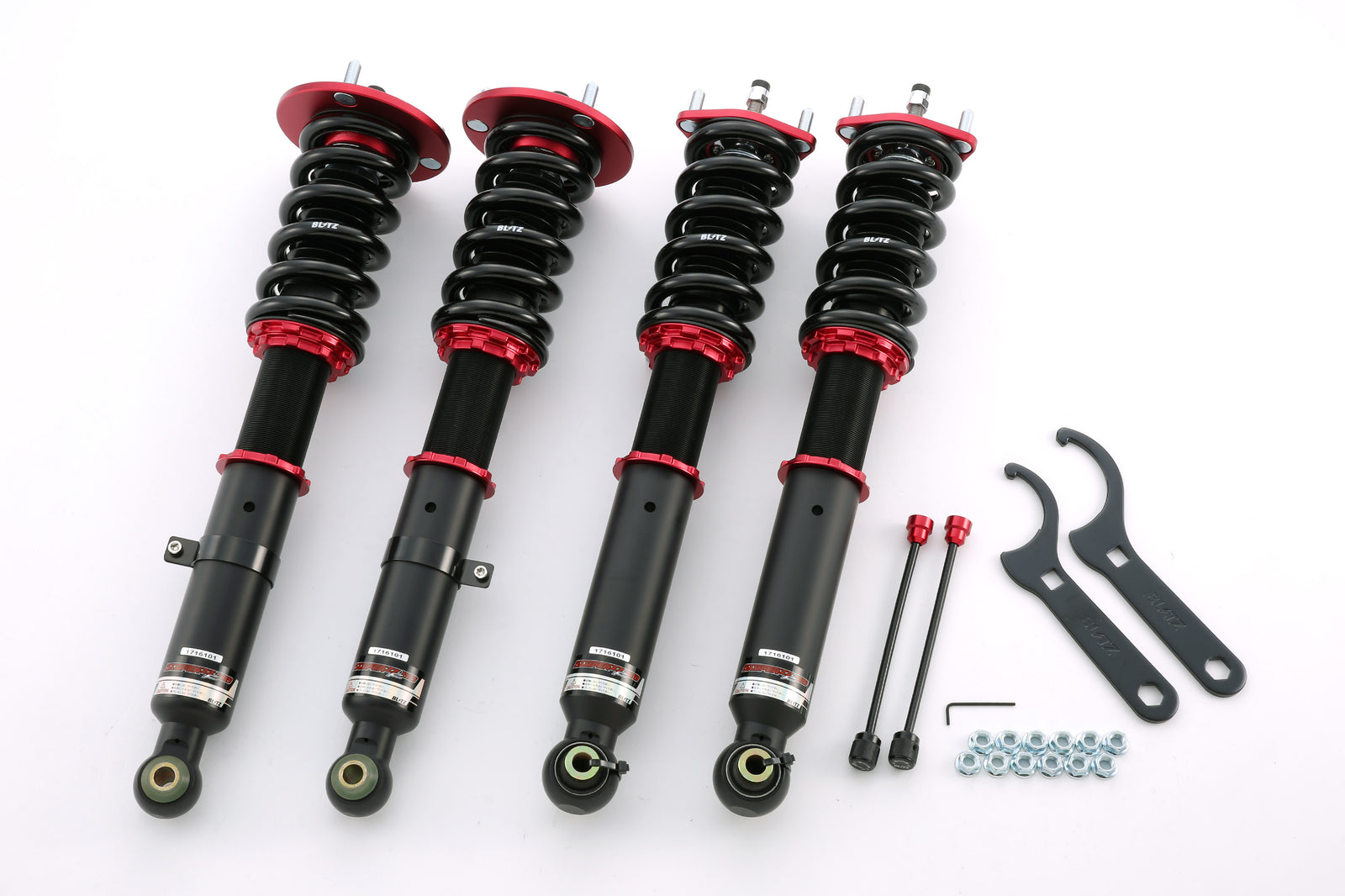 BLITZ B.B. COILOVER SUSPENSION SET FOR TOYOTA CROWN ARS210 GRS210 GRS214 8AR-FTS 4GR-FSE 2GR-FSE 92205