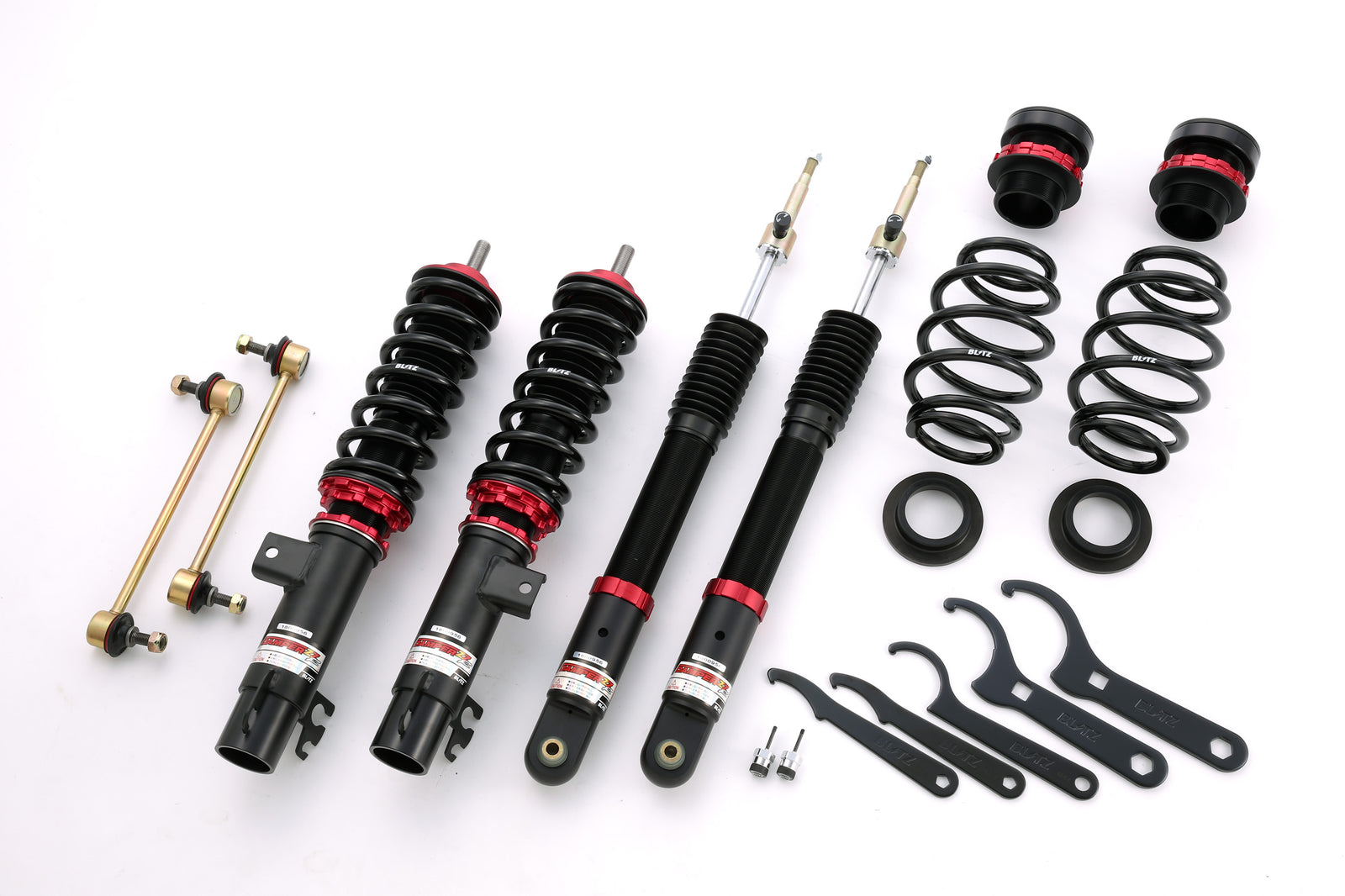 BLITZ ZZ-R COILOVER SUSPENSION SET FOR VOLKSWAGEN POLO GTI ABA-6RCAV CAV 92449