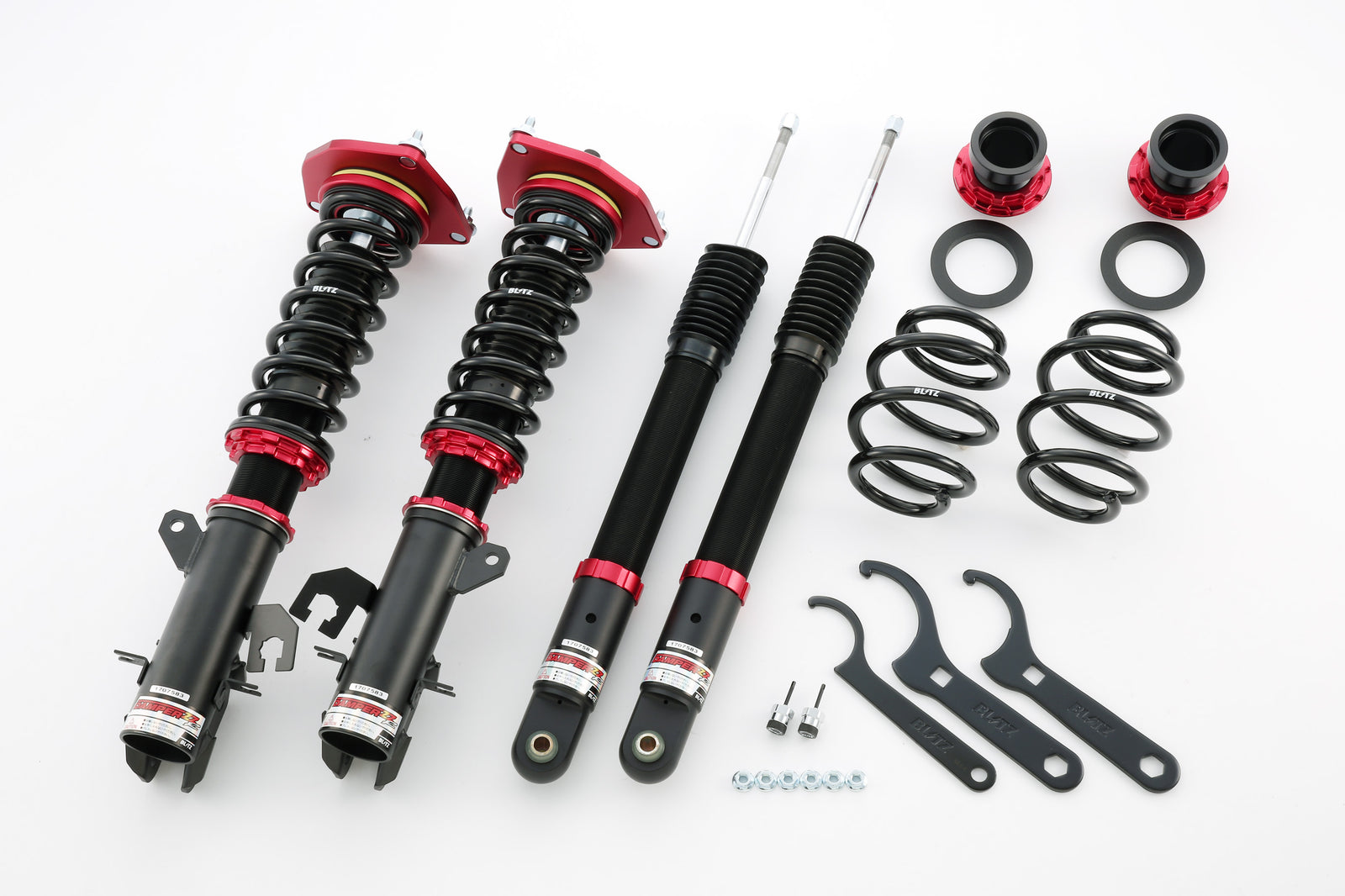 BLITZ ZZ-R COILOVER SUSPENSION SET FOR NISSAN CUBE YZ11 HR15DE 92456