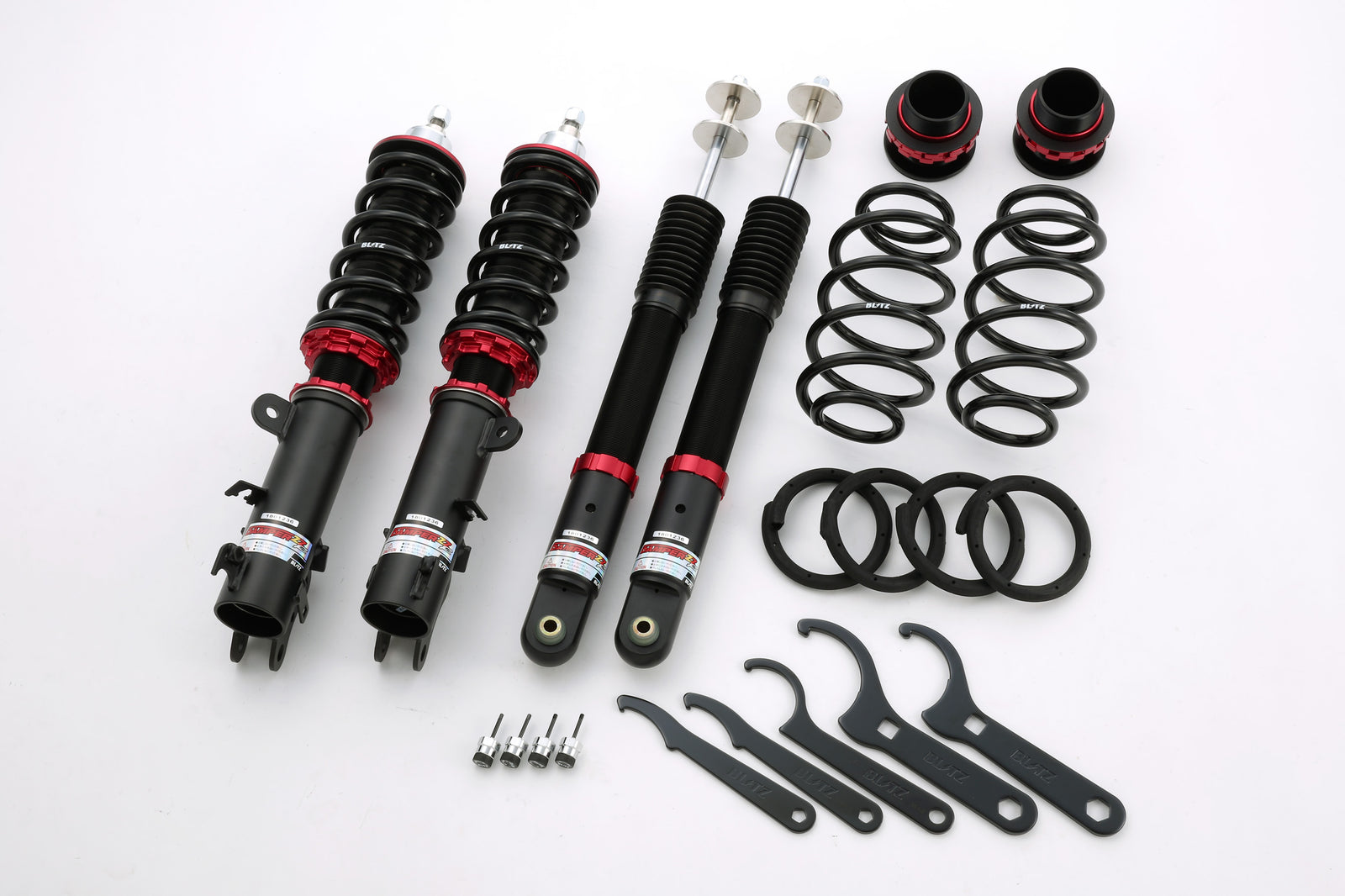 BLITZ ZZ-R COILOVER SUSPENSION SET FOR HONDA N-BOX+ JF1 S07A (TURBO NA) 92629