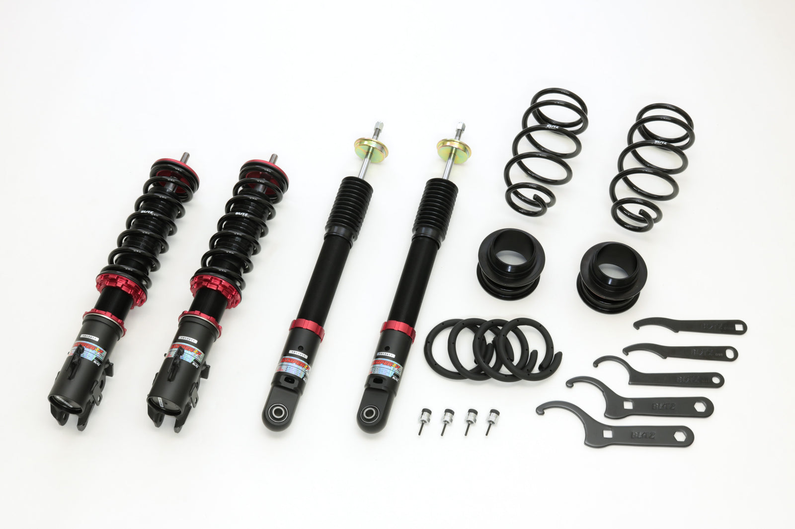 BLITZ ZZ-R COILOVER SUSPENSION SET FOR SUBARU PLEO PLUS LA350F KF-VE 92519